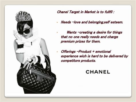 chanel perfume target audience